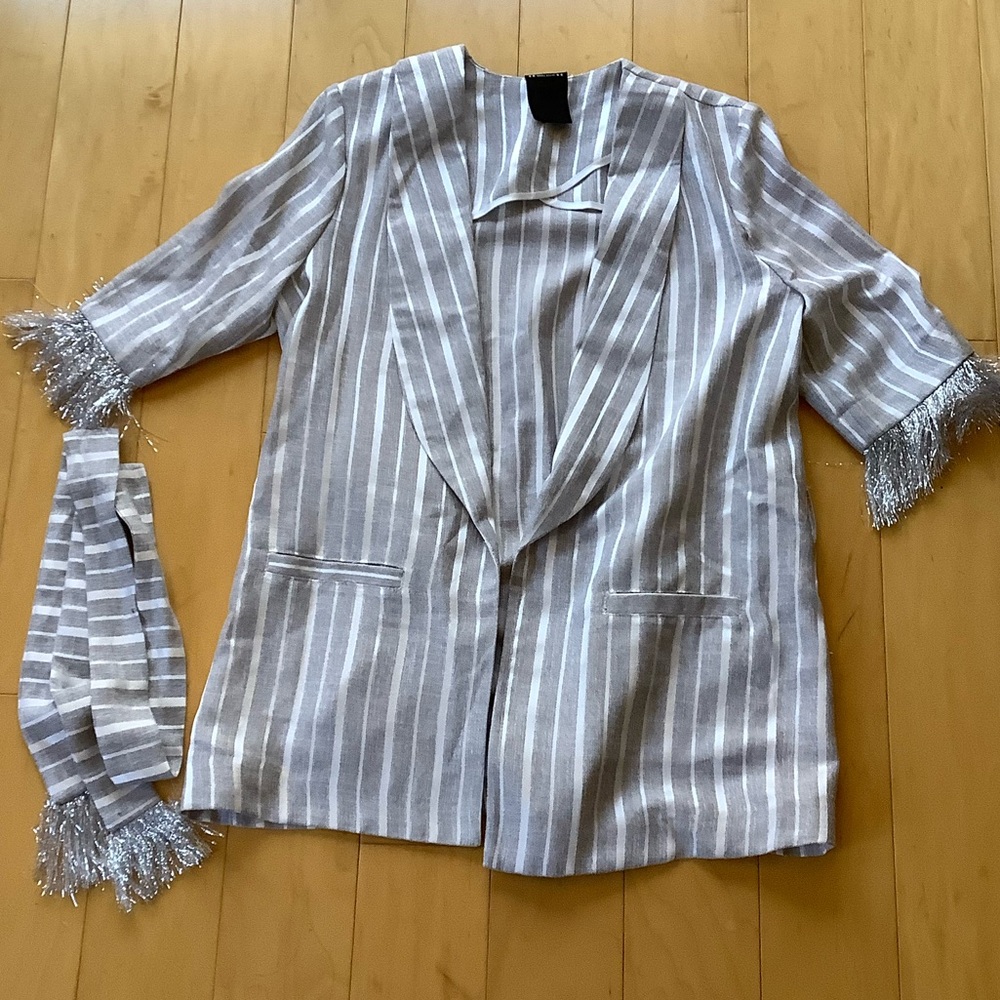 NWOT Marc Ellis Striped Blazer